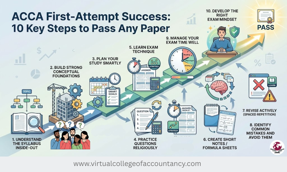 key steps to pass acca exams in first attempt