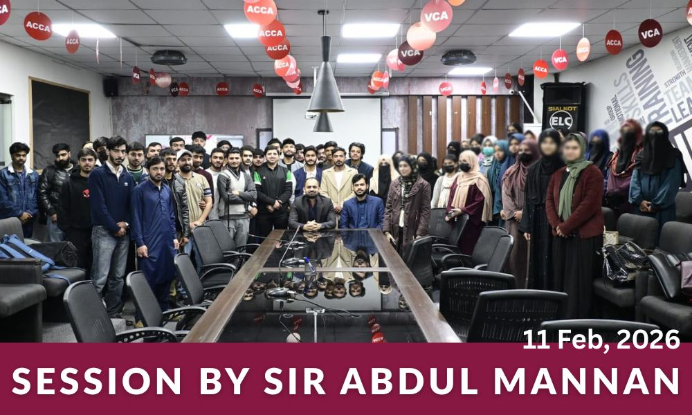 CA & ACCA Awareness Session at VCA by Sir Abdul Mannan